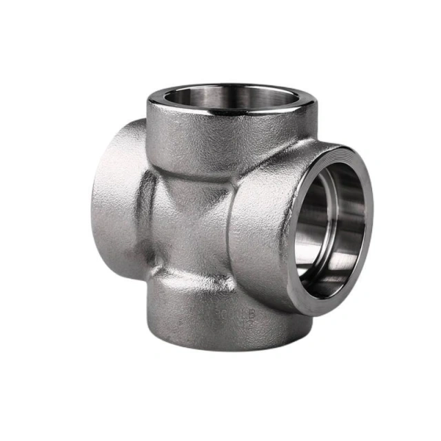 high pressure socket weld cross forged pipe fitting supplier