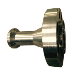 Промышленный патрубок для отвода труб, изготовленный из кованой углеродистой стали.