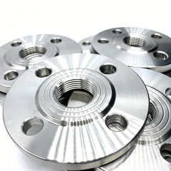304 Stainless Steel Female BSP/NPT Threaded Flange - ANSI Raised Face (RF) Screwed Pipe Flange - Custom Sizes Available
