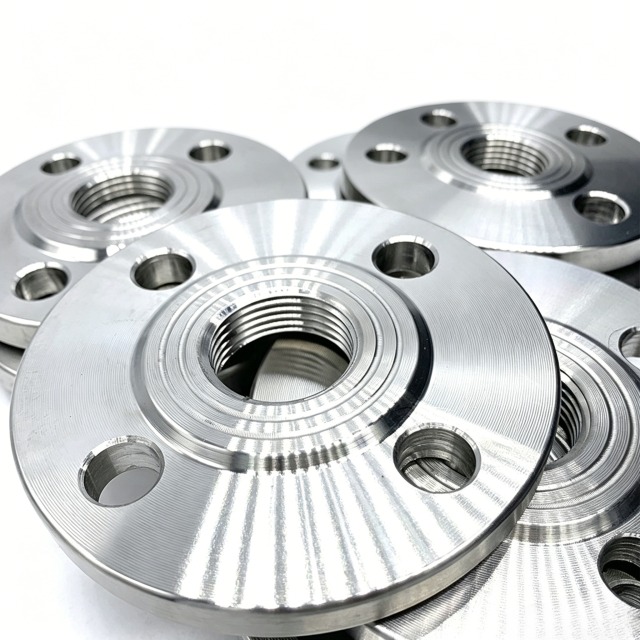 304 Stainless Steel Female BSP/NPT Threaded Flange - ANSI Raised Face (RF) Screwed Pipe Flange - Custom Sizes Available