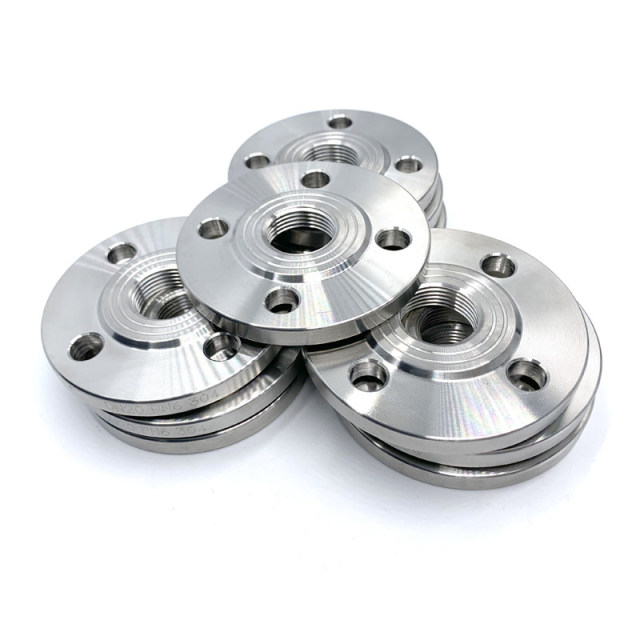 304 Stainless Steel Female BSP/NPT Threaded Flange - ANSI Raised Face (RF) Screwed Pipe Flange - Custom Sizes Available
