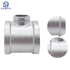 Stainless Steel Threaded Tee | 3 Way Female NPT/BSP Pipe Fitting for Industrial Plumbing