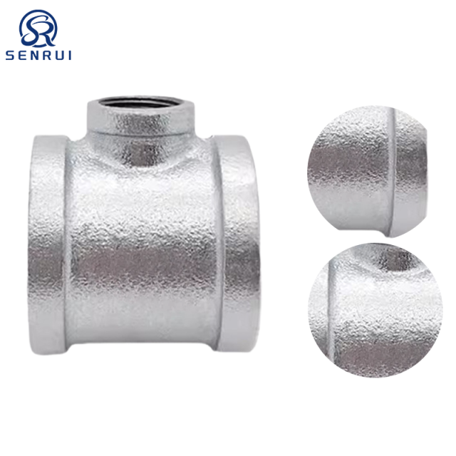Stainless Steel Threaded Tee | 3 Way Female NPT/BSP Pipe Fitting for Industrial Plumbing