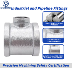 Stainless Steel Threaded Tee | 3 Way Female NPT/BSP Pipe Fitting for Industrial Plumbing
