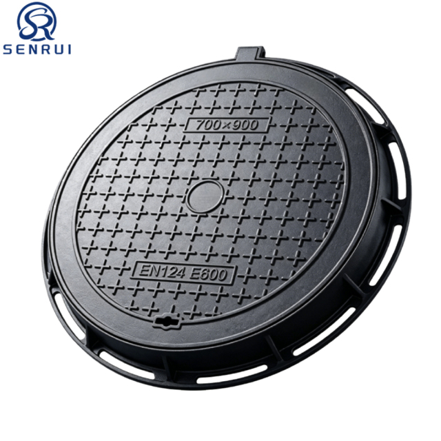 EN124 D400 Ductile Iron Manhole Cover and Frame for Road and Municipal Drainage System
