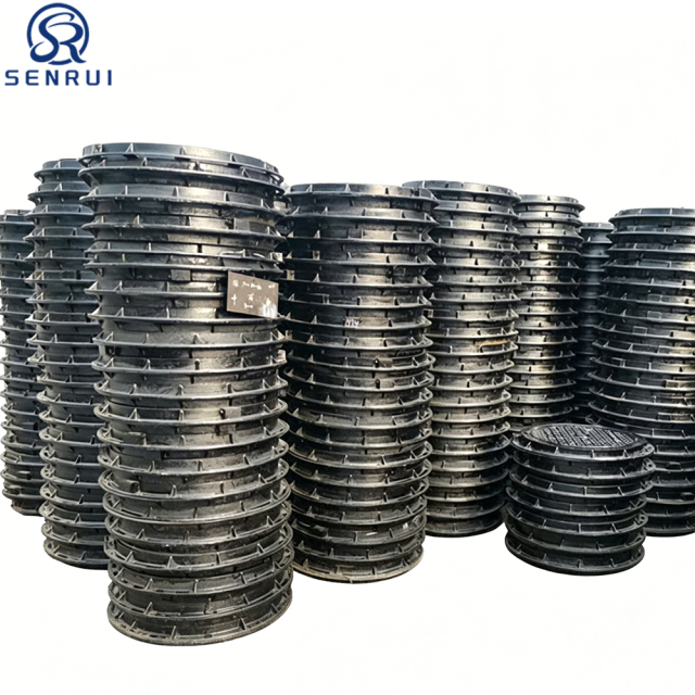 EN124 D400 Ductile Iron Manhole Cover and Frame for Road and Municipal Drainage System