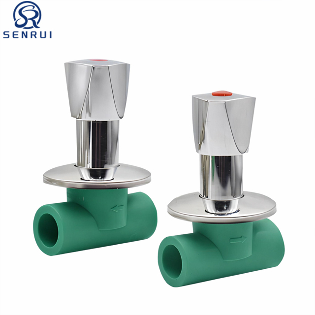 PPR Concealed Valve for Plumbing System | PPR Hidden Stop Valve Manufacturer