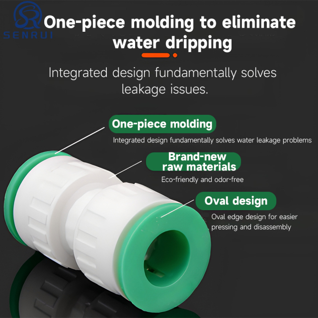 PPR quick repair coupling for pipe maintenance and connection