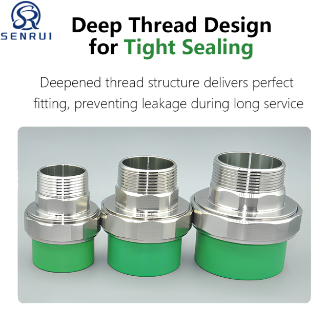 PPR pipe fittings manufacturer supplying high quality plumbing connectors