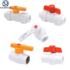 PPR ball valve with plastic handle for water supply pipe system
