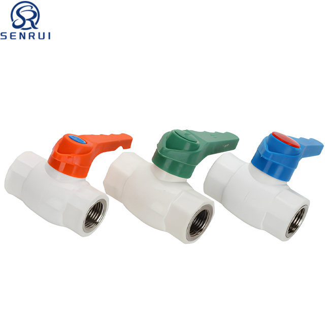 PPR plumbing ball valve series with female thread connection