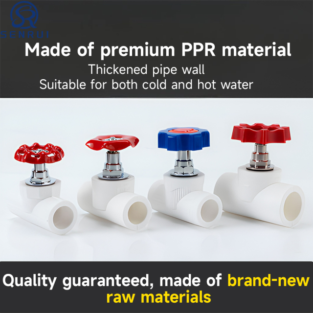 Premium PPR stop valve made from high quality PPR material