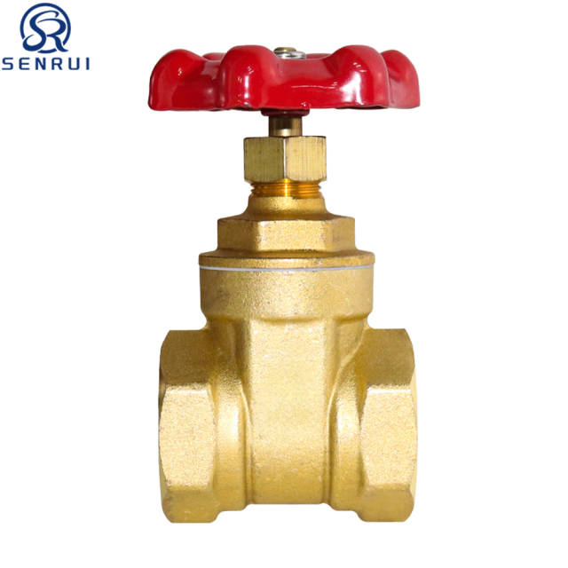 Brass Gate Valve 200 WOG | NPT Threaded Water Valve