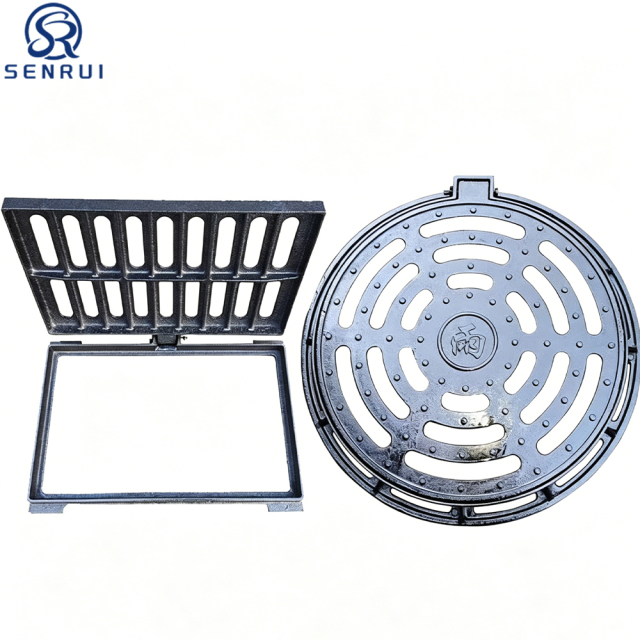 Ductile Iron Drainage Grates | Round, Square & Hinged Designs