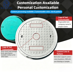 Heavy Duty Composite Manhole Cover | SMC Round Manhole Cover