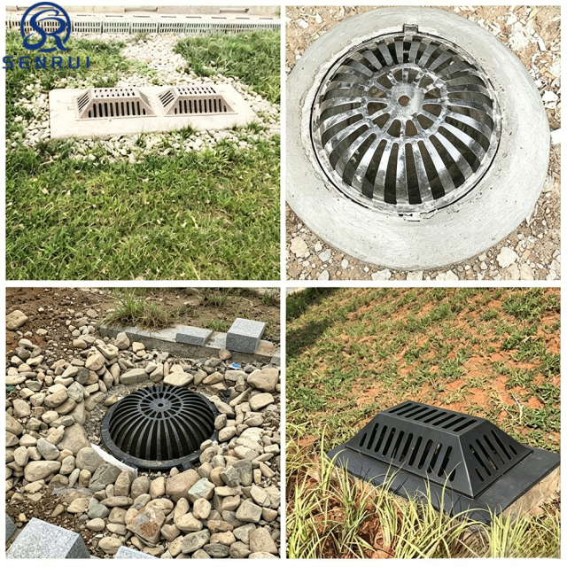 Ductile Iron Drain Dome Grate for Stormwater Drainage Systems