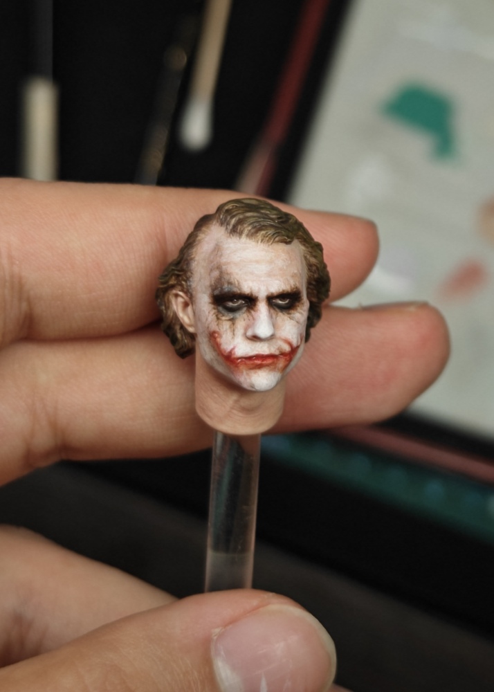 【Pre-order】1/12 Joker Head sculpture Heath Ledger