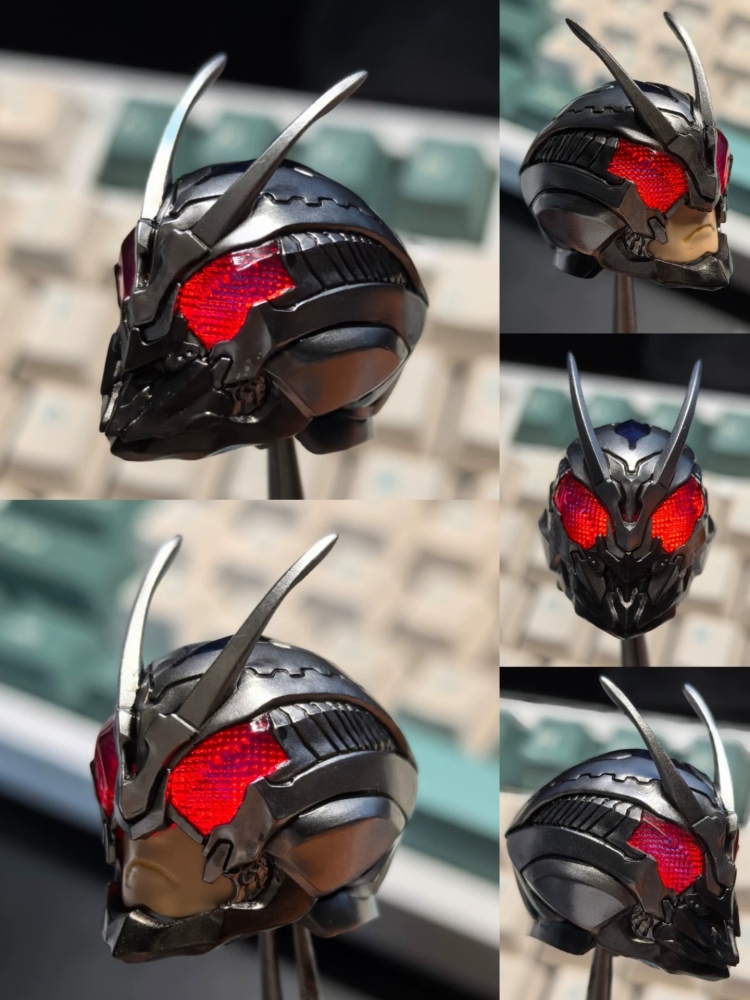 【Pre-order】SIC Kamen Rider Butterfly Man No.0 / Kamen Rider Light-Up Head Sculpt & Belt