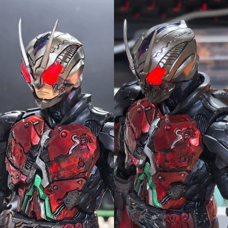 【Pre-order】SIC Kamen Rider Butterfly Man No.0 / Kamen Rider Light-Up Head Sculpt & Belt