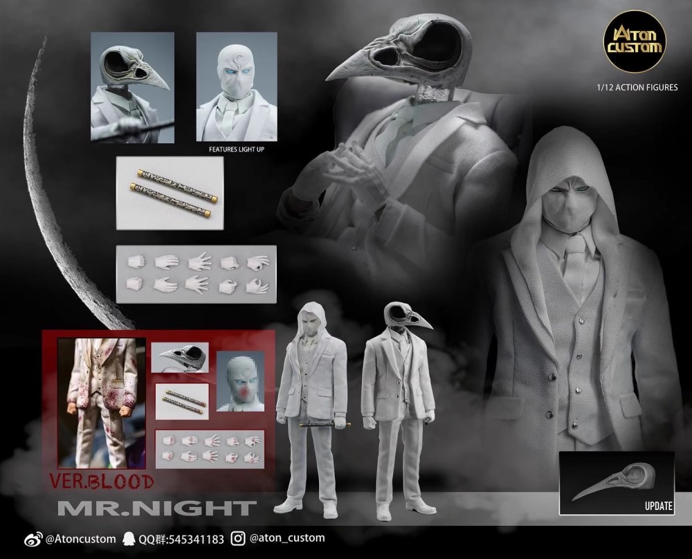 [Available] Atontoys 1/12 Mr night action figure