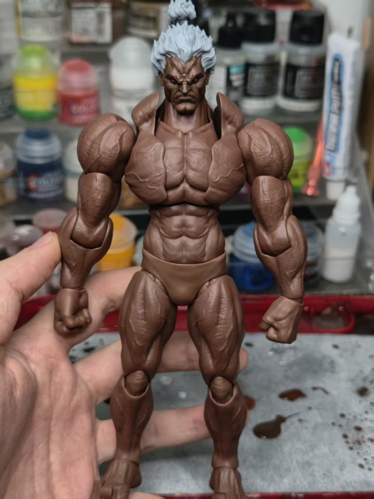 【Available】1/12 Street Fighter - Akuma Head sculpture