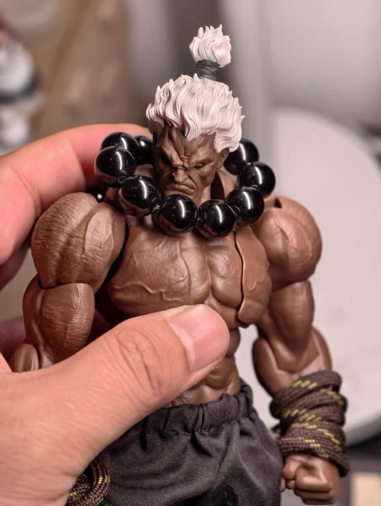 【Available】1/12 Street Fighter - Akuma Head sculpture