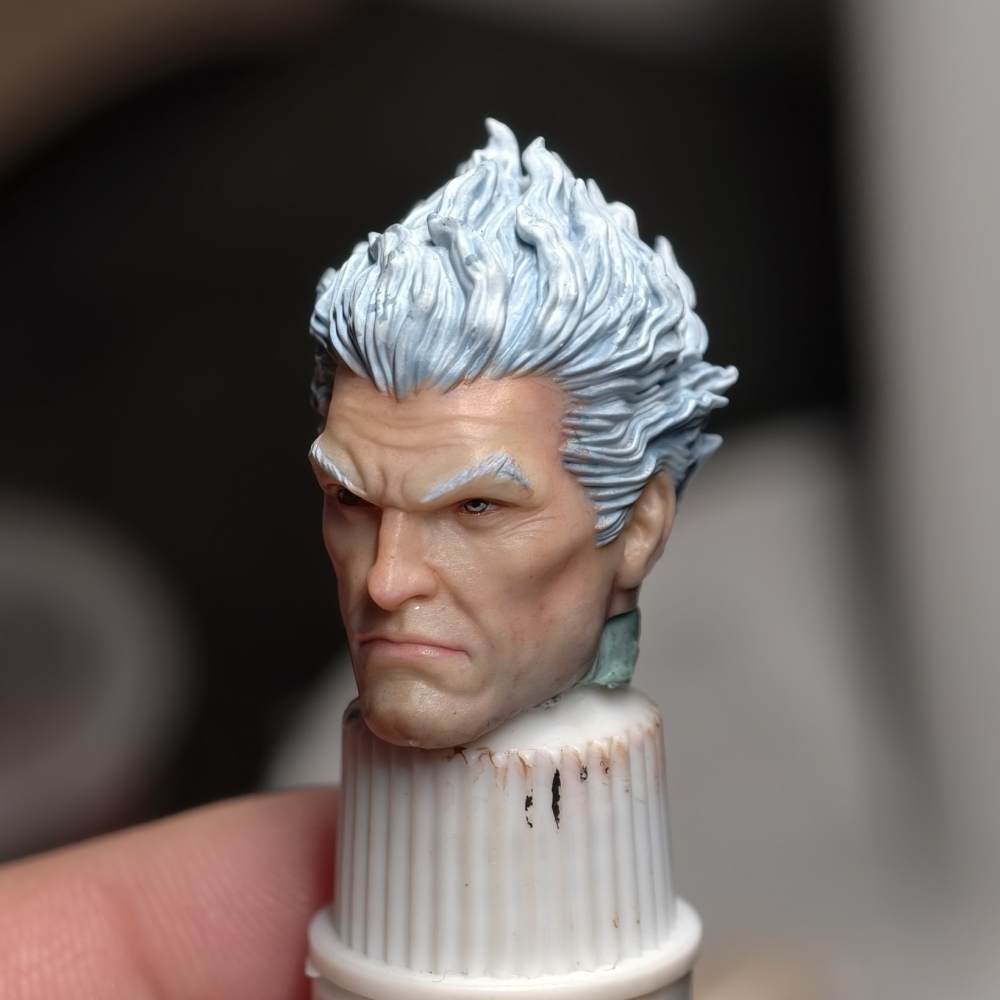 【Pre-order】1/12 Magneto Head Sculpt Painting Display