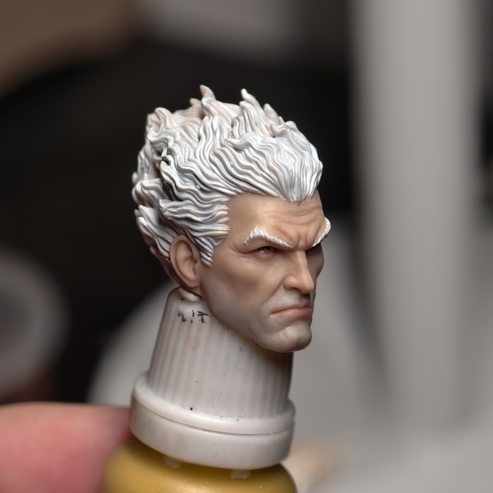 【Pre-order】1/12 Magneto Head Sculpt Painting Display