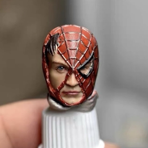 【Pre-order】1/12 Spider-Man Tobey Maguire Battle Damaged Head Sculpture