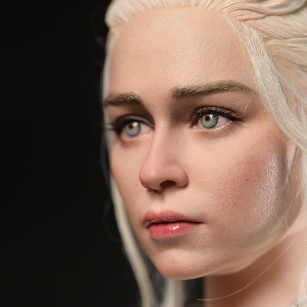 【Pre-order】1/6 Game of Thrones - A Song of Ice and Fire Daenerys Hair Transplant Head Sculpture
