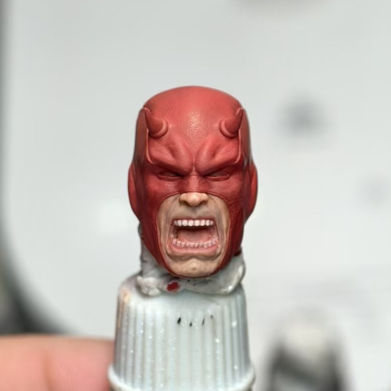 【Pre-order】1/12 Marvel's Daredevil Matt Murdock Head Sculpture roaring face