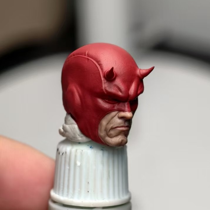 【Pre-order】1/12 Marvel's Daredevil Matt Murdock Head Sculpture Serious face,