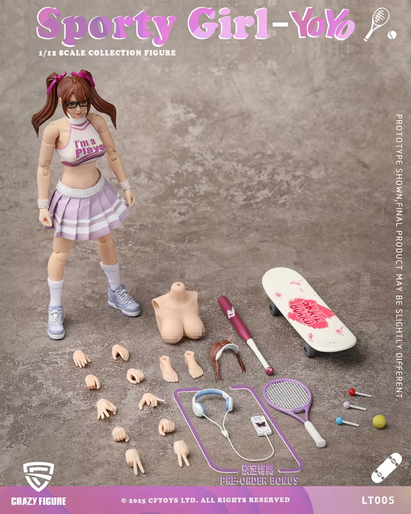 【Available】1/12 Crazy Figure Sporty Girl Yo-Yo