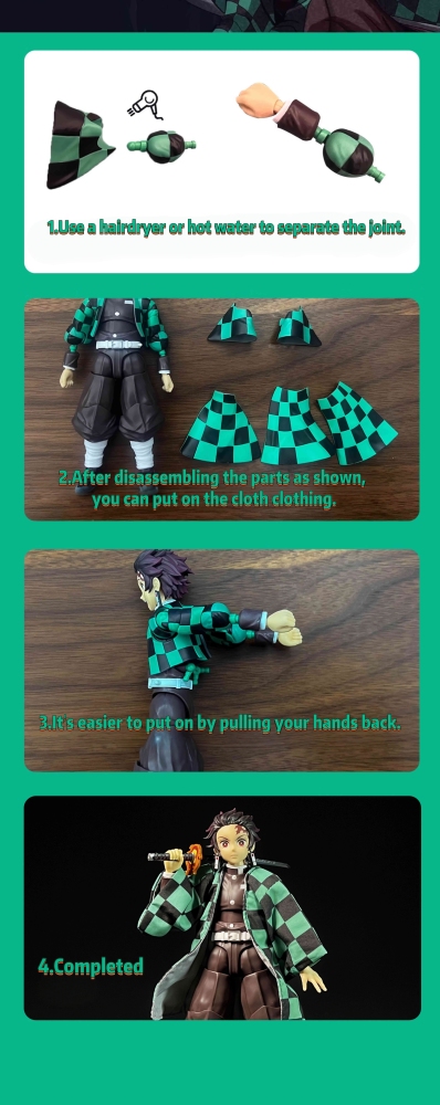 【Available】1/12 Demon Slayer: Kimetsu no Yaiba - Tanjiro Kamado Clothes