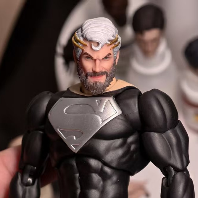 Pre-order】1/12 DC Six-Dimensional Superman Head sculpture
