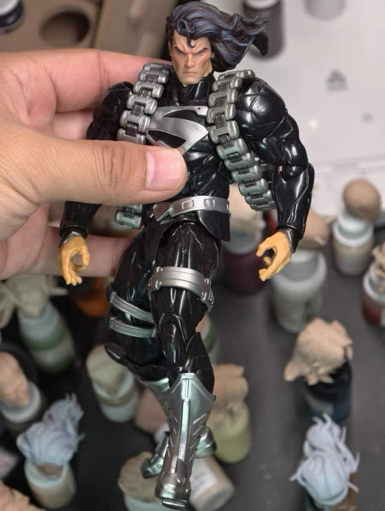 1/12 DC Superman with long hair  Head Sculpture