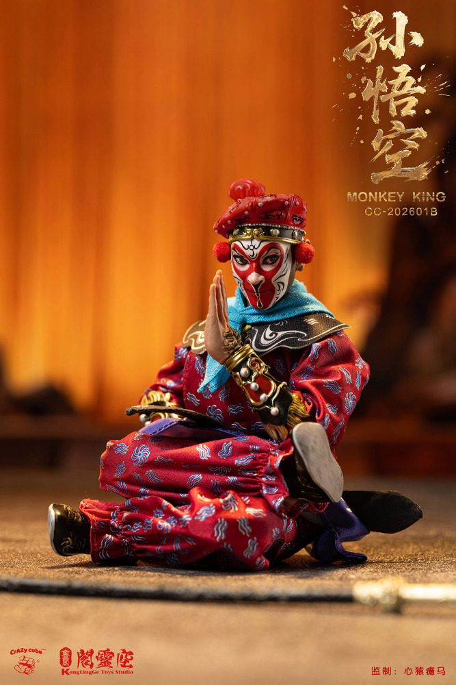 【Pre-order】【KongLingGe Toys Studio X Crazy Cube Studio】Monkey King 1/12  CC-202601 B （Two-Pack）
