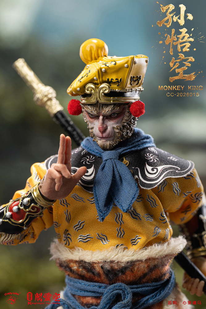 【Pre-order】【KongLingGe Toys Studio X Crazy Cube Studio】Monkey King 1/12  CC-202601 B （Two-Pack）