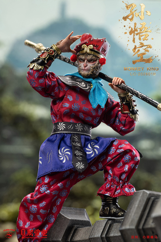 【Pre-order】【KongLingGe Toys Studio X Crazy Cube Studio】Monkey King 1/12  CC-202601 B （Two-Pack）