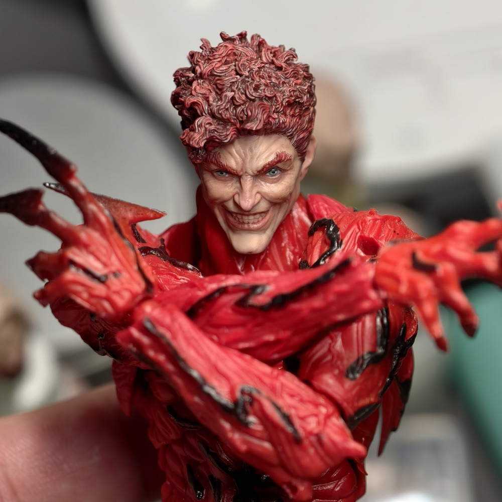 【Pre-order】1/12 Marvel Carnage Head sculpture, size customizable