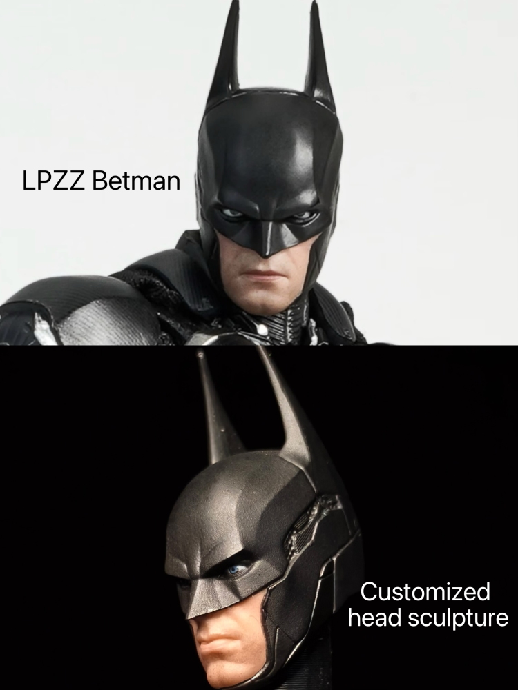 【Pre-order】1/12 Arkham Asylum - Batman Head Sculpture fit LPZZ Studio