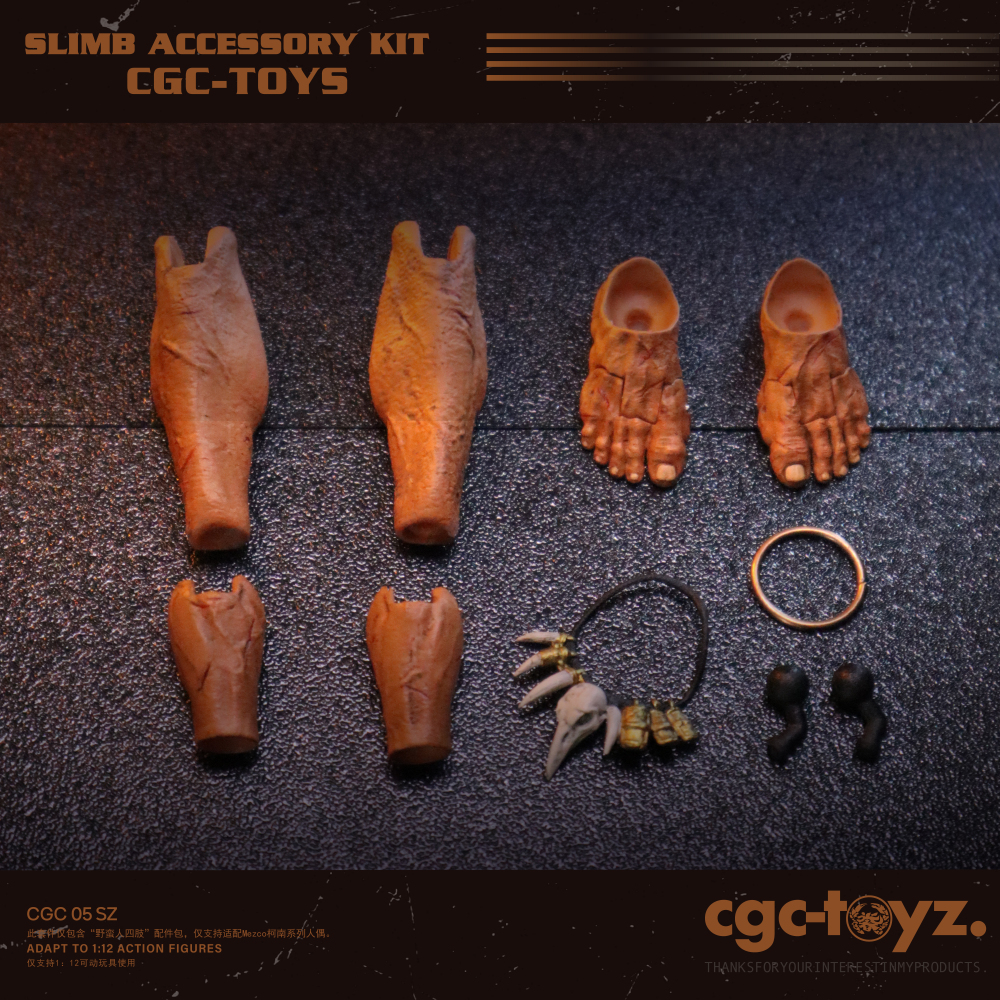 【Pre-order】1/12 Conan limb parts set Fit King Conan of Mezco