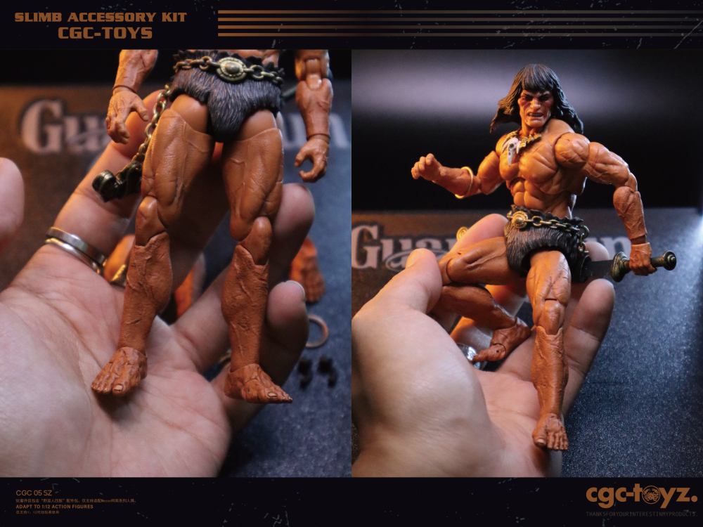 【Pre-order】1/12 Conan limb parts set Fit King Conan of Mezco