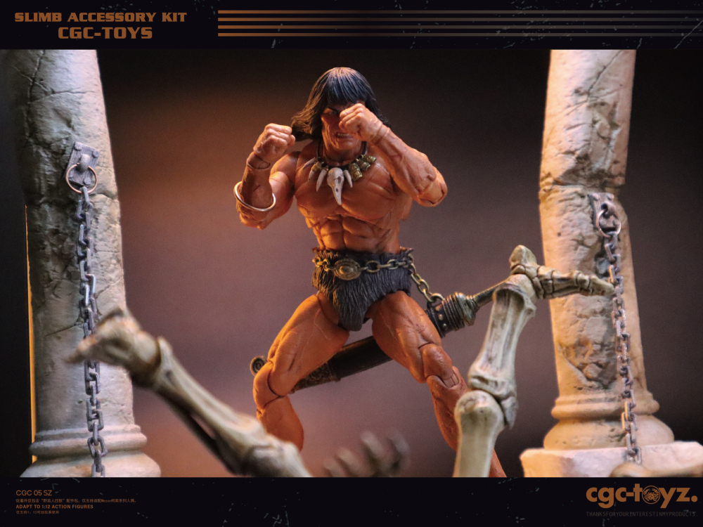 【Pre-order】1/12 Conan limb parts set Fit King Conan of Mezco