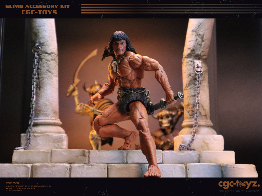 【Pre-order】1/12 Conan limb parts set Fit King Conan of Mezco