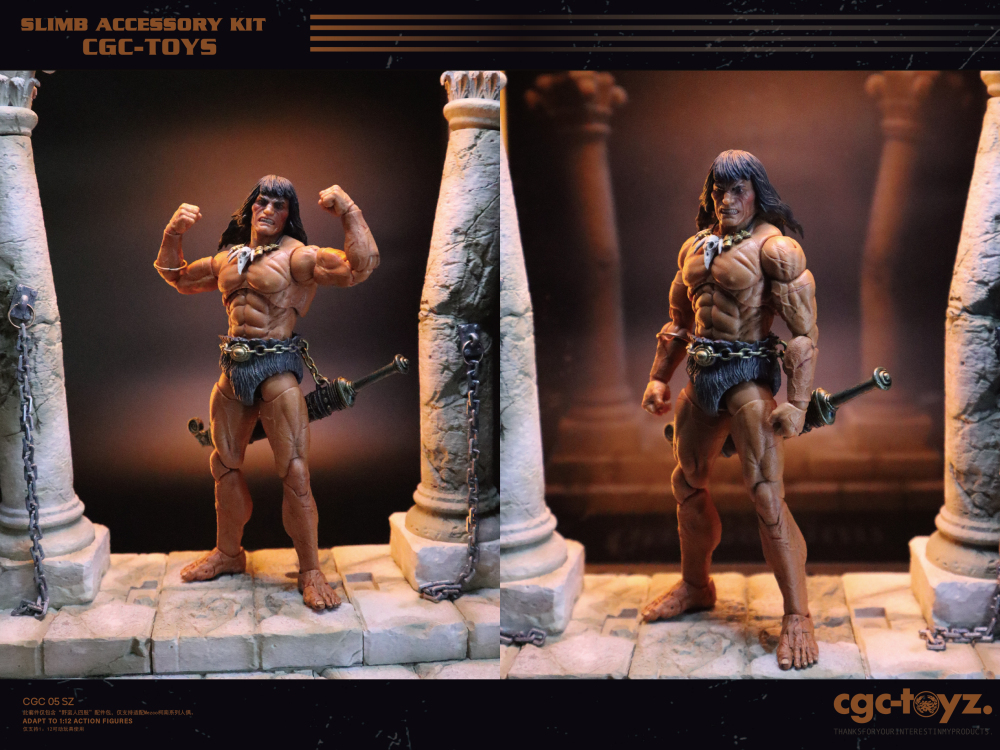 【Pre-order】1/12 Conan limb parts set Fit King Conan of Mezco