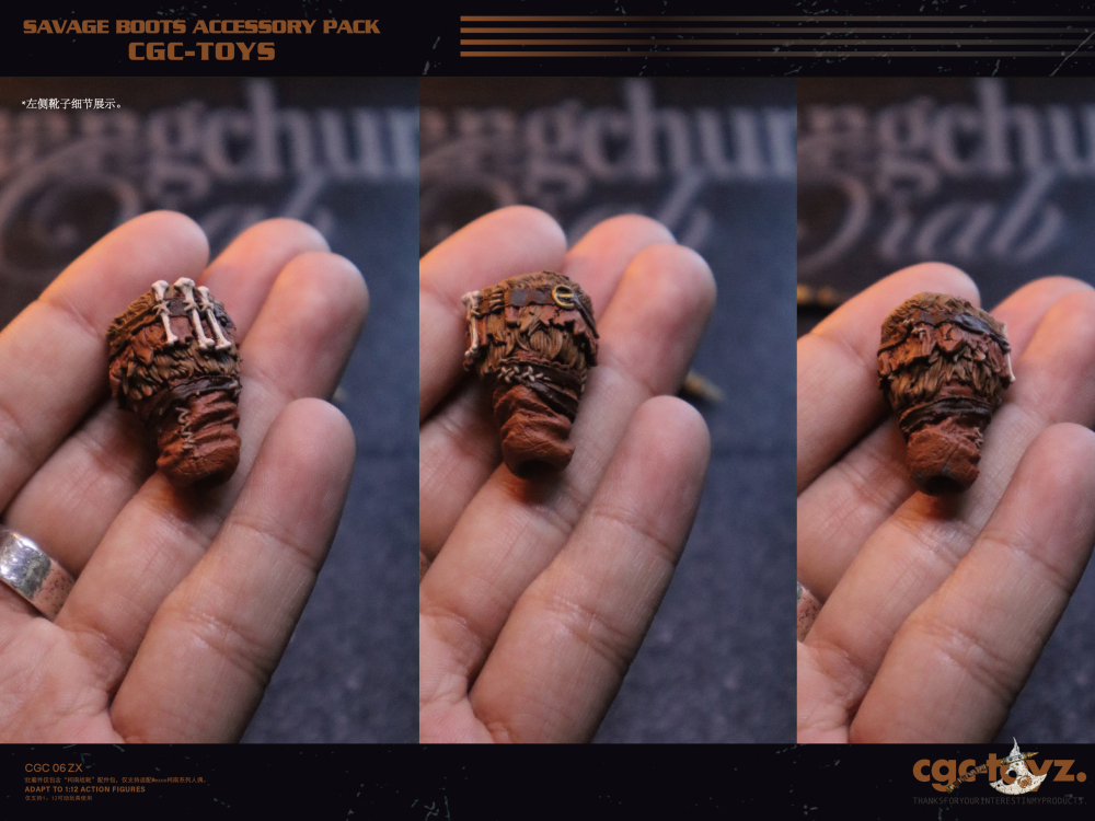 【Pre-order】1/12 Conan's Boot Accessories Pack Fit Mezco