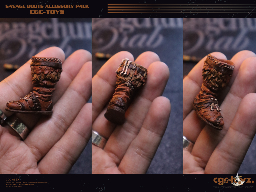 【Pre-order】1/12 Conan's Boot Accessories Pack Fit Mezco