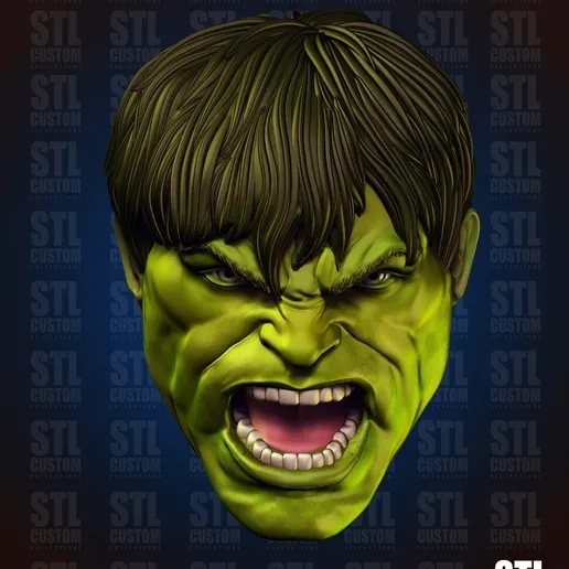 【Pre-order】Hulk Head Sculpture Customization