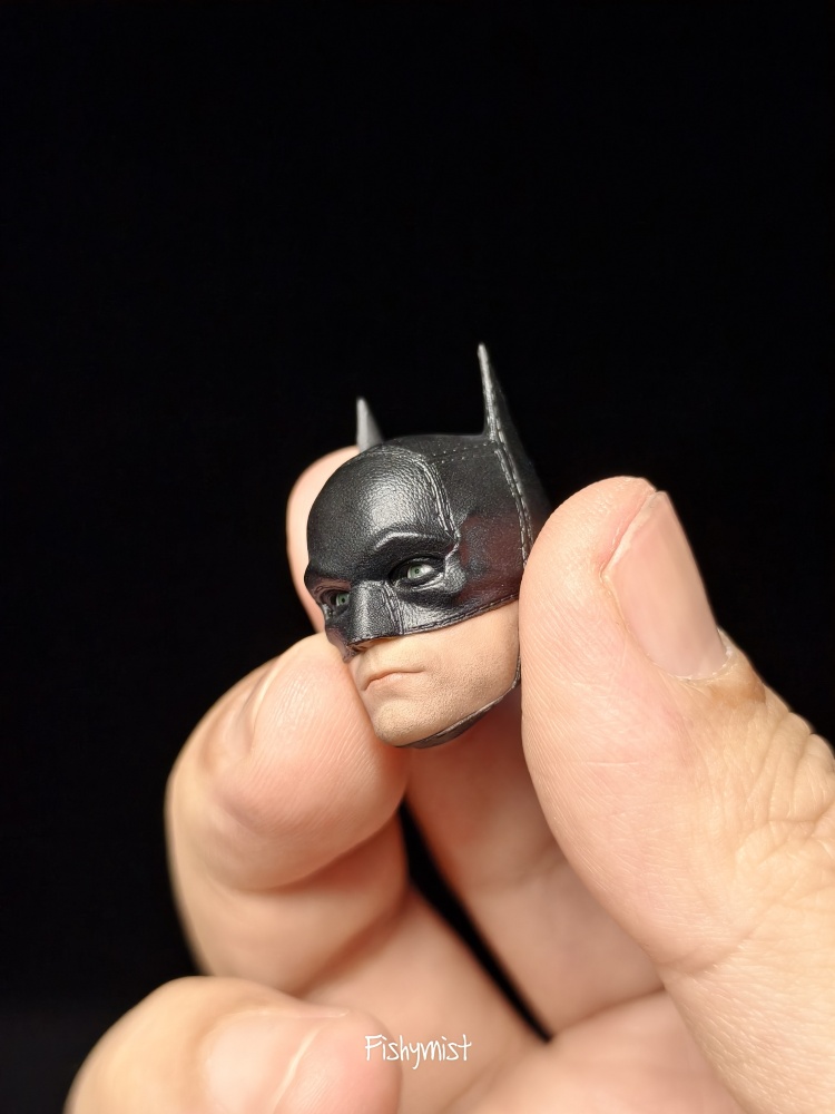 【Pre-order】1/12 Pattinson Batman Movable Eye Design Fit Mezco MacFarlane